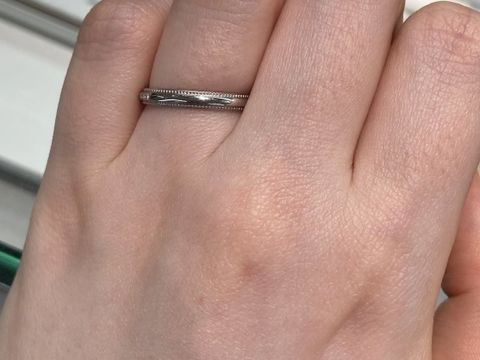 【アイプリモ(I-PRIMO)の口コミ】 ミル打ちのデザインは候補に入れていませんでしたが、おすすめされて付け…