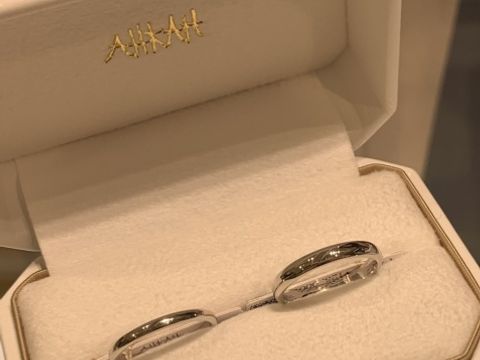 【AHKAH(アーカー)の口コミ】 指輪もとっても可愛いですが、個人的にはこのボックスが可愛くてとっても…