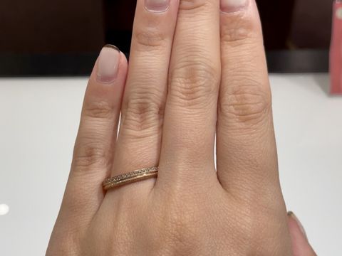 【YUKA HOJO(ユカホウジョウ)の口コミ】 好みのハーフエタニティでキラキラです！
Pathという名前でふたりだけの小…