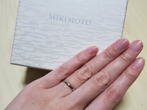 【MIKIMOTO(ミキモト)の口コミ】 両親の結婚指輪がミキモトなので、結婚指輪購入にあたり、最初に候補にあ…