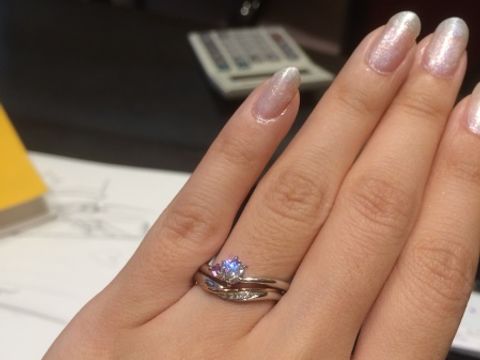 【ケイウノ ブライダル(K.UNO BRIDAL)の口コミ】 他にはないデザインが多くあります。結婚指輪に関しては、ゴールドを組み…