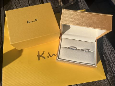 【ケイウノ ブライダル(K.UNO BRIDAL)の口コミ】 名前がイタリア語で“笑顔”という意味で、えくぼが浮かぶよう…