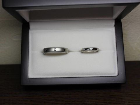 【JewelMIKI(ジュエルミキ)の口コミ】 鍛造という作りの指輪で、傷や変形に強い指輪ということでお勧めしてもら…