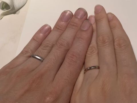 【アイプリモ(I-PRIMO)の口コミ】 2つとても気に入ったデザインが見つかり、迷っていたときに試着したところ…