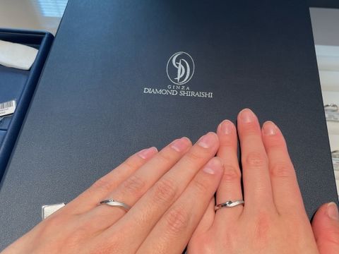 【銀座ダイヤモンドシライシの口コミ】 指輪の種類がかなり多いです。ストレート、ウェーブ、V字のどれも種類が豊…