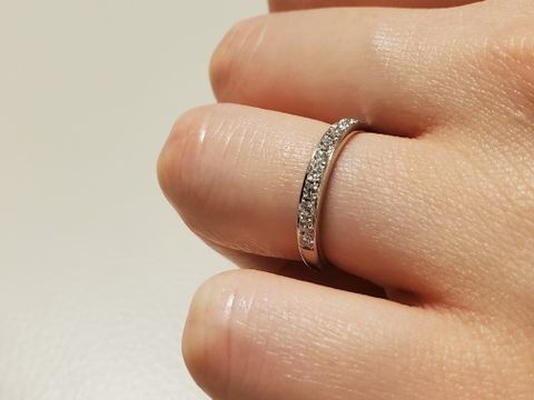 【ケイウノ ブライダル(K.UNO BRIDAL)の口コミ】 事前に購入していた婚約指輪に合わせてフルオーダー出来ること及びディズ…