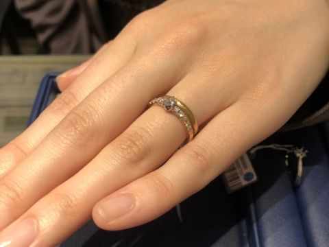 【銀座ダイヤモンドシライシの口コミ】 サンプルとしてのご用意はプラチナ中心ですが、ゴールドなどのセミオーダ…