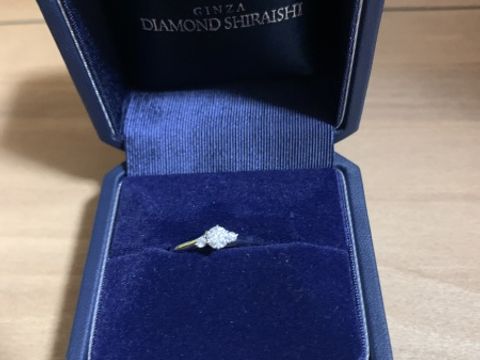 【銀座ダイヤモンドシライシの口コミ】 理想のデザインであり、価格も許容範囲であったので、購入しました。ダイ…