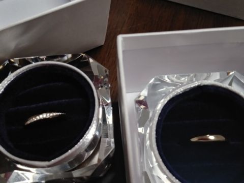 【4℃ BRIDAL(ヨンドシーブライダル)の口コミ】 主人とカラーについて沢山考えました。個性的な自分達にぴったりなシャン…