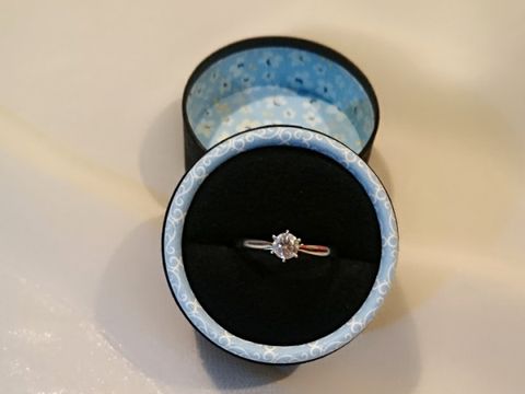 【Princess Bijou(プリンセス・ビジュー)の口コミ】 とにかくこのシンプルだけど、王道の婚約指輪というデザインに一目惚れで…