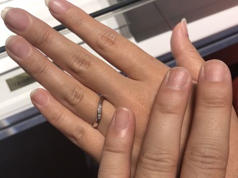 【アイプリモ(I-PRIMO)の口コミ】 リングの太さや指あたりなどがしっかりと考えられており、女性の指をとて…