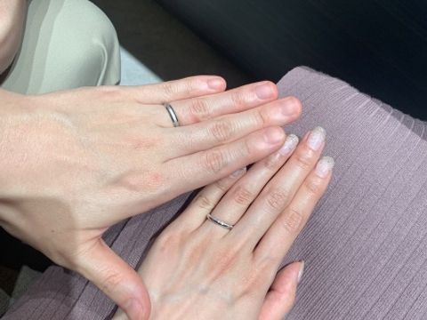 【アイプリモ(I-PRIMO)の口コミ】 シンプルで、派手なダイヤは苦手という要望にあったデザインをご提案いた…