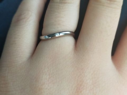 【エクセルコダイヤモンド(EXELCO DIAMOND)の口コミ】 素材はpt950でいいなと思いました。
つけ心地が他店と比べて一番良かった…