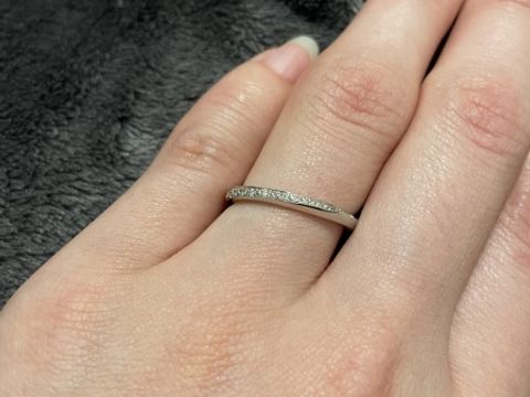 【カオキ　ダイヤモンド専門卸直営店の口コミ】 フルエタニティに憧れがありましたが、どこへ行ってもやはりお高い&hellip…