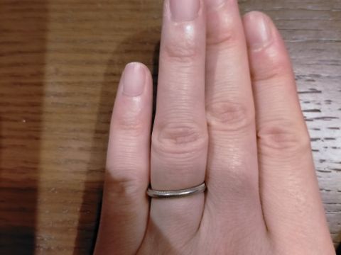 【ティファニー(Tiffany & Co.)の口コミ】 婚約指輪をティファニーでもらったので、結婚指輪も同じブランドがよくて…