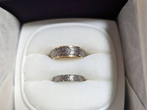【俄(にわか)の口コミ】 和風なものやデザインが好きだったので、俄で結婚指輪を買いたいと思って…