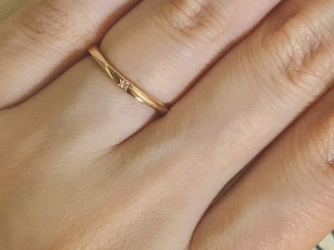【HOSHI no SUNA 星の砂(ほしのすな)の口コミ】 結婚指輪は毎日付けるものなので、特に着け心地を重視して探していました…