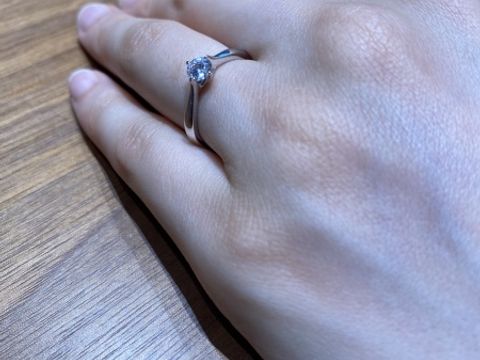 【BRILLIANCE+(ブリリアンスプラス)の口コミ】 彼が頑張ってこのブランドを探してくれました。ダイヤの品質が高く、他の…