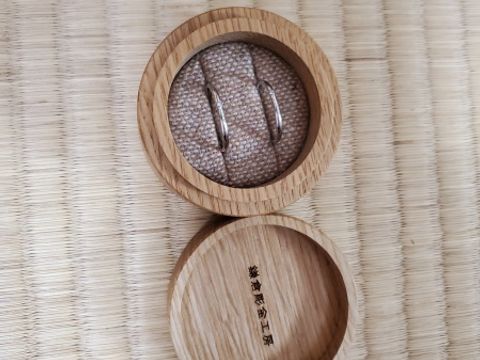 【鎌倉彫金工房の口コミ】 結婚指輪なんでシンプルにしようと決めていた。プラチナが一番丈夫で変色…