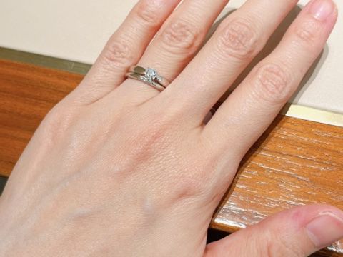 【ティファニー(Tiffany & Co.)の口コミ】 華やかな指輪も、シンプルな指輪も幅広くあって、ダイヤの大きさも相談で…