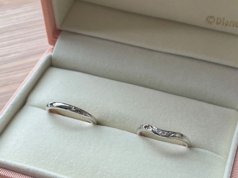 【ケイウノ ブライダル(K.UNO BRIDAL)の口コミ】 どうしても「美女と野獣」モチーフの指輪を探していたこと、一生に一度の…
