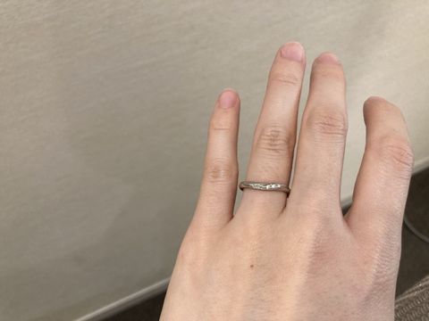 【アイプリモ(I-PRIMO)の口コミ】 デザインを、自分の希望を取り入れていただき変更でき納得いくリングにで…
