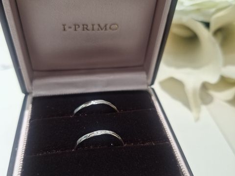 【アイプリモ(I-PRIMO)の口コミ】 シンプルではあるけれど、ダイヤモンドが
付いている物がよいなと探してい…