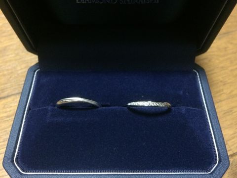 【銀座ダイヤモンドシライシの口コミ】 シンプルだけど、キラキラしていて、かつ、派手過ぎないデザインを探して…