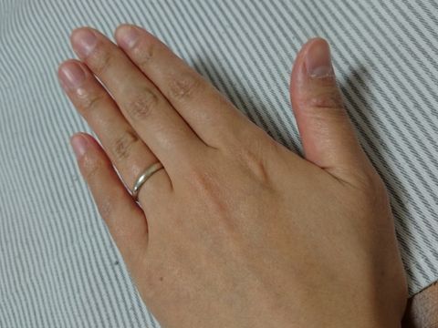 【ついぶ工房の口コミ】 私がサイズ百貨店等にあるメジャーなブランドのリングよりも、世界にひと…