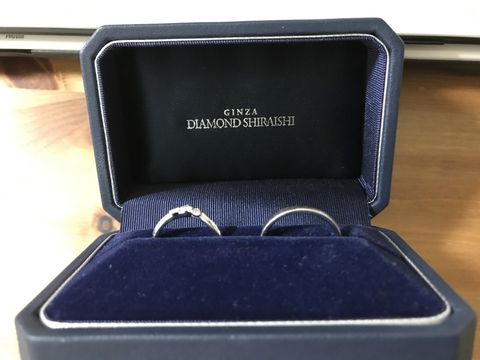【銀座ダイヤモンドシライシの口コミ】 妻が希望のデザインがある店を探していたところ、ちょうど理想のデザイン…