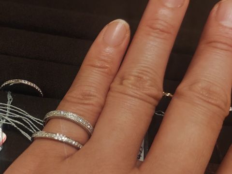 【BIJOUPIKO(ビジュピコ)の口コミ】 とても輝きがよかったです。高級時計に使うダイヤモンドの輝きを採用して…