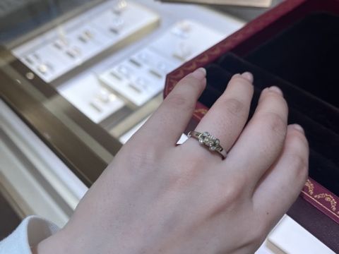【カルティエ(Cartier)の口コミ】 カルティエのBALLERINE SOLITAIREバレリーナ ソリテールです。中央に大き…