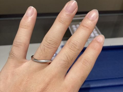 【銀座ダイヤモンドシライシの口コミ】 個人的にシンプルなデザインを想定していて、スパイラルはカジュアルなイ…