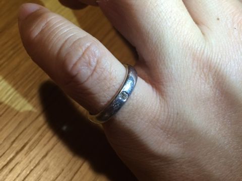 【ティファニー(Tiffany & Co.)の口コミ】 メンズもので、ダイヤの入っているものにしたくて、結果こちらになりまし…