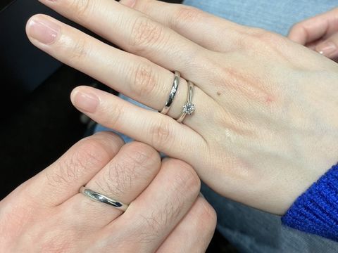 【アイプリモ(I-PRIMO)の口コミ】 シンプルな結婚指輪を探してましたが、まさにぴったりという感じの指輪が…