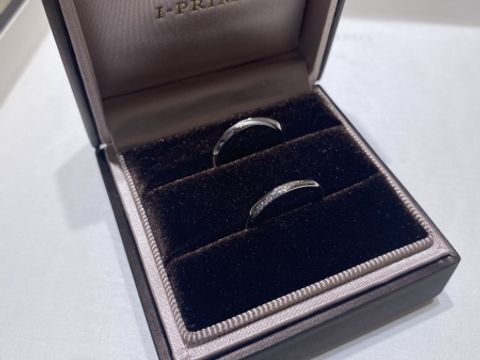 【アイプリモ(I-PRIMO)の口コミ】 婚約指輪がアイプリモだったので結婚指輪も同じブランドで揃えました。た…