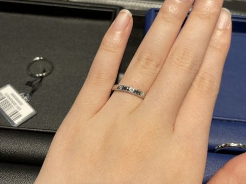 【エクセルコダイヤモンド(EXELCO DIAMOND)の口コミ】 ミルグレインのデザインの指輪を探しに行きました。ミルが機械ではなく職…