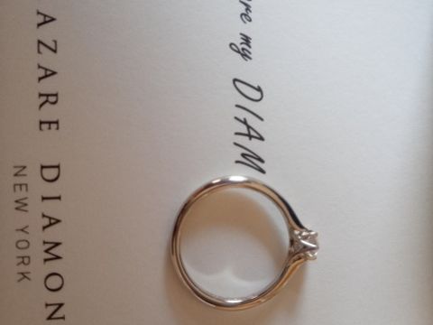 【ラザール ダイヤモンド(LAZARE DIAMOND)の口コミ】 試着させていただいた時に、ダイヤモンドの輝きがとてもきれいでした。ま…