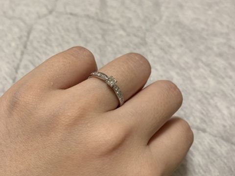 【ティファニー(Tiffany & Co.)の口コミ】 ティファニーハーモニー ラウンド ブリリアント エンゲージメント リング …