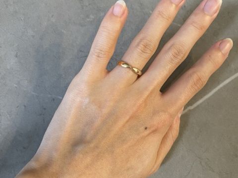 【ティファニー(Tiffany & Co.)の口コミ】 普段からゴールドのアクセサリーを身につけていることからピンクゴールド…