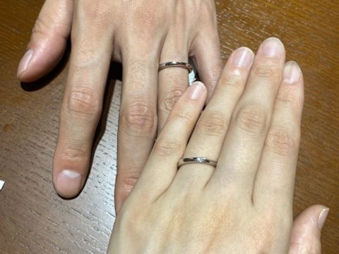 【TRECENTI(トレセンテ)の口コミ】 シンプルで、ずっと長く愛せそうなデザインです。自分は指輪を普段つけな…