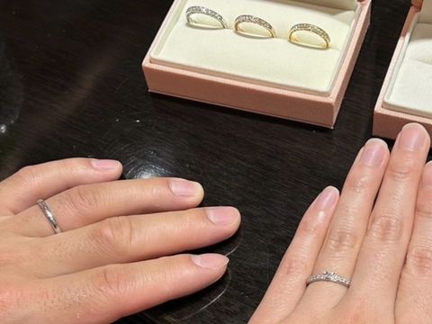 【ケイウノ ブライダル(K.UNO BRIDAL)の口コミ】 この指輪のおすすめポイントは、なんといってもミッキーが付いていること…