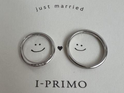 【アイプリモ(I-PRIMO)の口コミ】 ウェーブの形でダイヤモンドの付いた指輪が良いなと思いお店にある様々な…