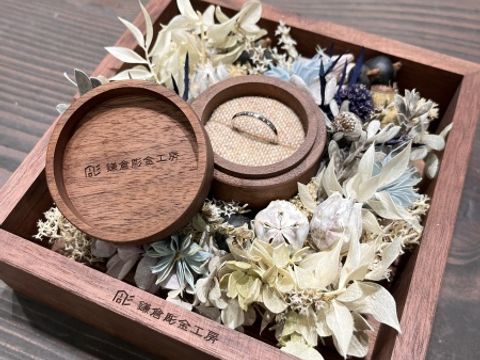 【鎌倉彫金工房の口コミ】 日頃色々な物を作ってあげることが多く、彼女もそれを喜んでくれているの…