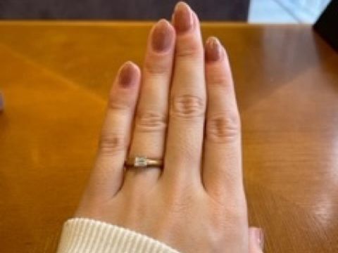 【ENUOVE(イノーヴェ)の口コミ】 もともとイエローゴールドが欲しくてデザインを探していたところとこちら…
