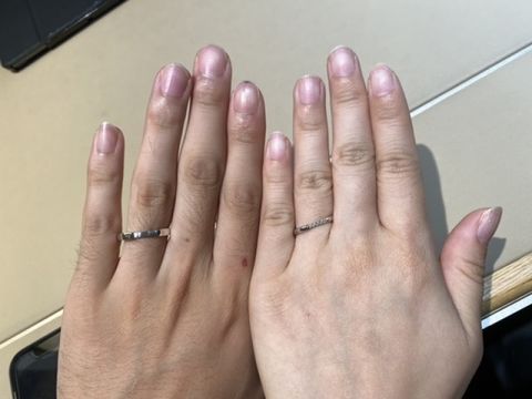【PORTADA(ポルターダ)の口コミ】 指輪の形や太さが彼の指と私の指で似合う形がなかなか合わない中、指がス…