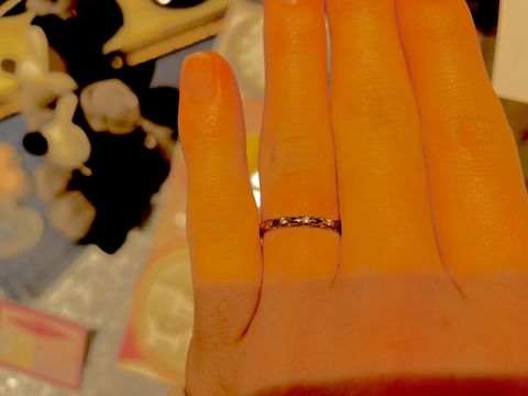 【ミルフローラ(Milluflora)の口コミ】 ディズニーキャラクターラプンツェルの長い髪をイメージした指輪は、指輪…