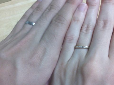 【ORECCHIO(オレッキオ)の口コミ】 ゴールドのハーフエタニティを探していたところ、バゲットとラウンドの二…