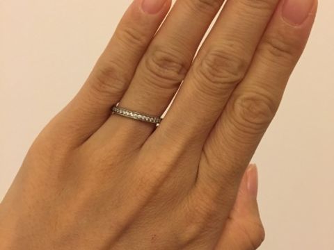 【ヴァン クリーフ＆アーペル(Van Cleef & Arpels)の口コミ】 Van Cleef & Arpelsのロマンスの婚約指輪に一目惚れしたので、そのま…