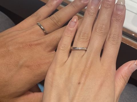 【銀座ダイヤモンドシライシの口コミ】 ダイヤモンドなしのシンプルより、ダイヤモンドありがよくて探してました…